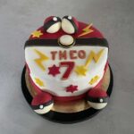 Design cake chocolat caramel 12 personnes